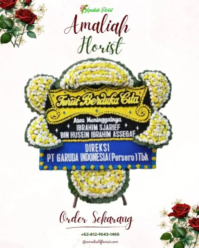 Papan Bunga Duka di Randegan