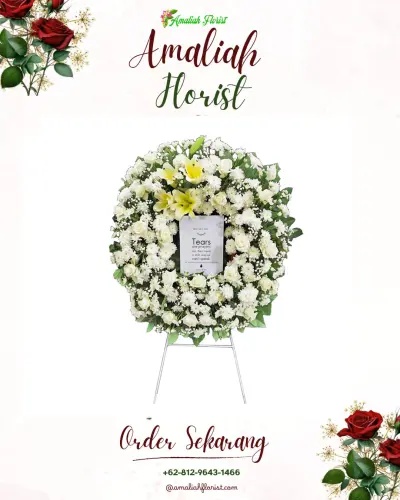 Krans Bunga Duka Cita di Randegan