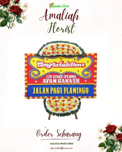 Bunga Papan Congratulation di Randegan